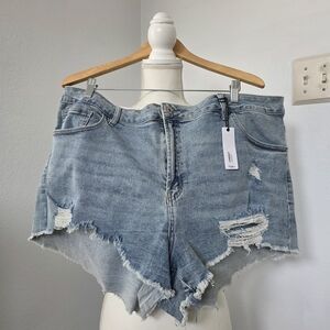 Rue + Distressed Denim Women Shorts